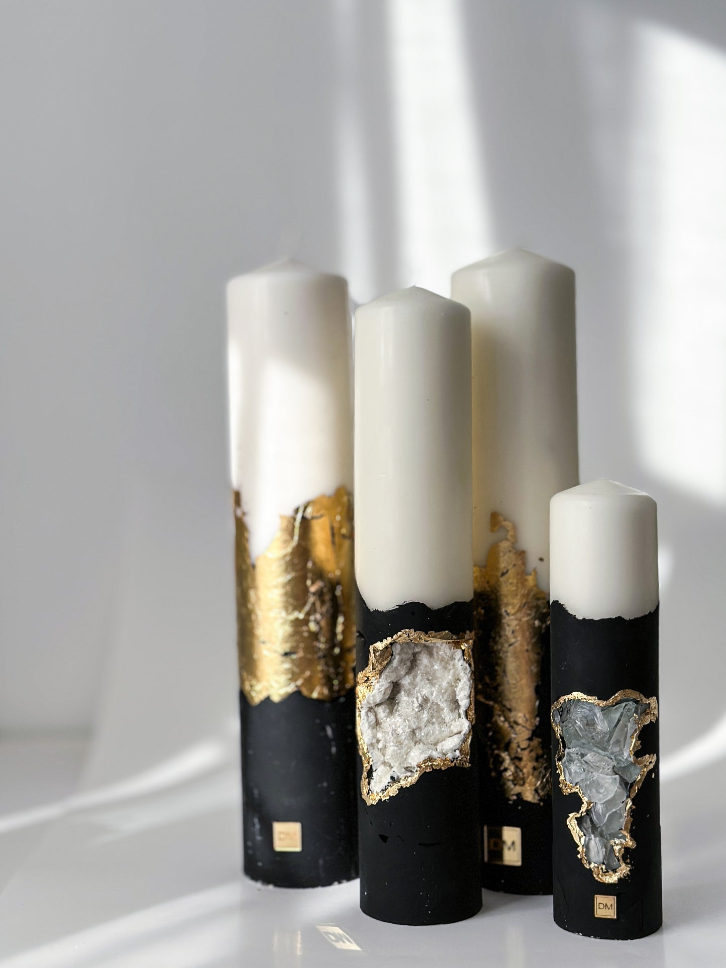 Limited Edition “Black velvet” 4 Candle Set