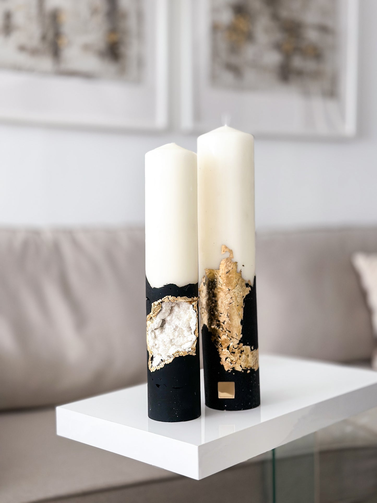 Limited Edition “Black velvet” 4 Candle Set