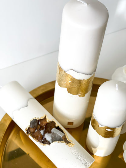 “Marshmallow” Trio Candle Set