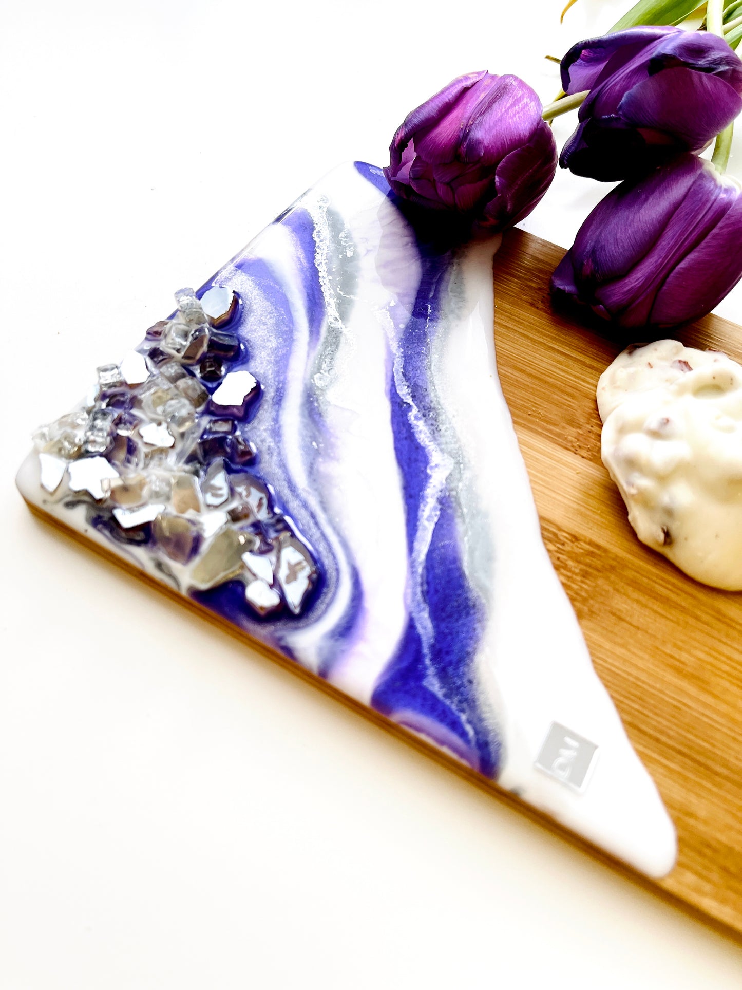 PURPLE WAVES TRAY