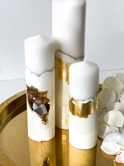 “Marshmallow” Trio Candle Set