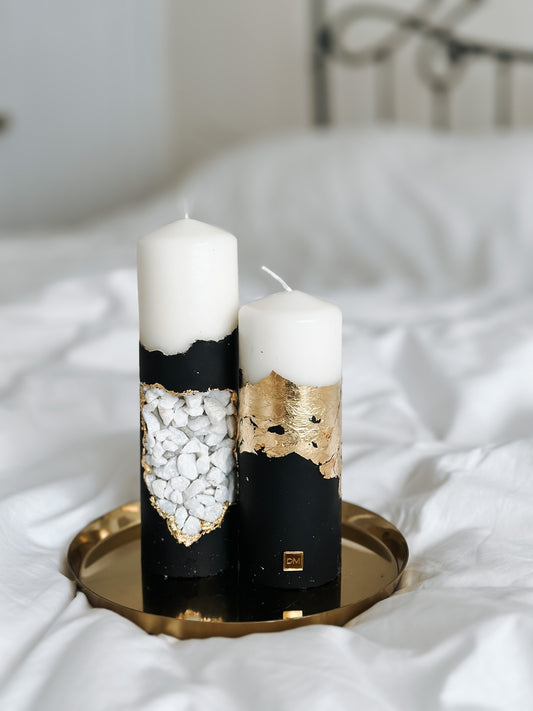 “BLACK VEVET” Duo of Candle Set