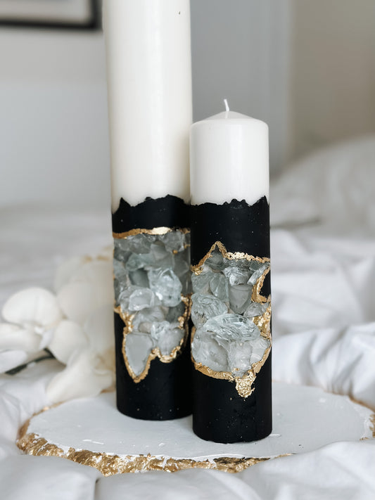 “BLACK VELVET” Duo of Candle Set